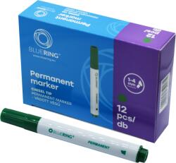 BLUERING Alkoholos marker 1-4mm, vágott végű Bluering® zöld (JJ20523BZ) - irodasziget