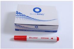 BLUERING Flipchart marker rostirón vizes kerek végű 3mm, Bluering® piros (BR895516) - irodasziget