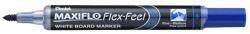 Pentel Táblamarker 1-5mm, hajlékony hegyű Pentel Maxiflo Flex Feel kék (MWL5SBFCX) - irodasziget