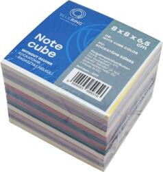 Bluering Kockatömb 8x8x6, 5cm, ragasztás nélküli Bluering® színes (BR858565SZ) - irodasziget