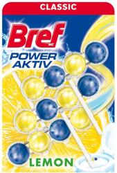 Bref WC illatosító golyós 3 x 50 g Power Aktiv Bref Lemon (45891)