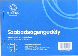 Bluering Szabadságengedély A6 50x2lapos B. 18-49/V Bluering® (NYOMTB1849VX) - irodasziget