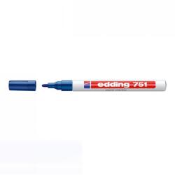 edding Lakkmarker 1-2mm, kerek Edding 751 kék (7580097003) - irodasziget