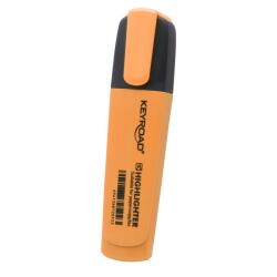 Keyroad Szövegkiemelő vágott hegyű, lapos test Keyroad Fluo neon narancs (38513) - irodasziget