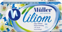 Müller Papírzsebkendő 3 rétegű 100 db/csomag Liliom illatmentes (42529) - irodasziget
