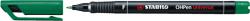 STABILO Alkoholos marker 0, 7mm, STABILO OHPen F zöld (34004) - irodasziget