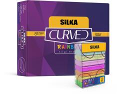 Silka Radír, kerekített szélű, 8 db-os készletben, pasztell színekben, 30 klt/display Silka (55872) - irodasziget