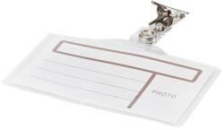  Névkitűző 95X62mm, csiptetős (41307DB) - irodasziget