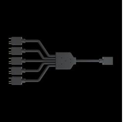 Cooler Master ADA Cooler Master ARGB 1 to 5 Splitter Cable - osztókábel - MFX-AWHN-1NNN5-R1 (MFX-AWHN-1NNN5-R1)
