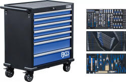 BGS technic Cărucior de atelier XL | 7 sertare | cu 301 scule, industrial (6063)