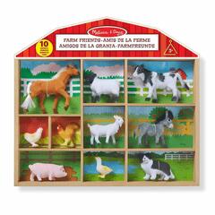 Melissa & Doug állatfigurák, 10db-os