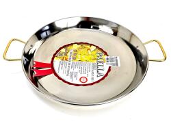 Garcima Tigaie din otel inox 18/8, paella valenciana fructe de mare, diametru 30 cm, 2 manere, 4 portii, Garcima, GRC70030 (GRC70030)
