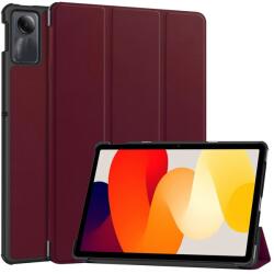 HTPMAG Xiaomi redmi pad se kompatibilis táblagép tok, mikroszálas foldpro, automatikus alvás/ébresztés, piros (115949419069596)