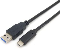Equip 128344 USB kábel 2 M USB 3.2 Gen 1 (3.1 Gen 1) USB A USB C Fekete (128344) (128344)