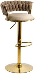  Scaun bar catifea ABS 118 bej