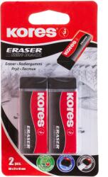 Kores KE20, 60×21×10 mm, fekete, 2 db a csomagban (40212)
