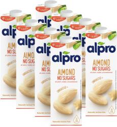 Alpro Édesítetlen mandulaital - pörköletlen 8× 1 l