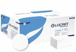 LUCART Strong 2 rétegű 150lap 20csomag/doboz cellulóz V hajtogatott kéztörlő (2160800) - officedepot
