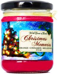 With Scent of Books Lumanare parfumata - Christmas Memories, 212 ml