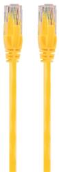 S-Link Kábel - SL-CAT601YE (UTP patch kábel, CAT6, sárga, 1m) 13936 (13936)