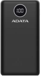 ADATA P20000QCD 20000mAh LiPo powerbank fekete (AP20000QCD-DGT-CBK)