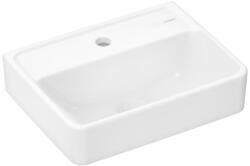 Hansgrohe Xanuia Q kerámia kézmosó 45x34 cm csapfurattal és túlfolyó nélkül, fehér 60230450 (60230450)