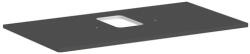 Hansgrohe Xelu Q Középre fúrt 980/550-es laminált pultlap csaplyukas mosdóhoz, matt szürke gyémánt 54121910 (54121910)