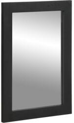 vidaXL fekete szerelt fa és sárgaréz fürdőszobatükör 50 x 70 x 2, 5 cm (4017679) - vidaxl