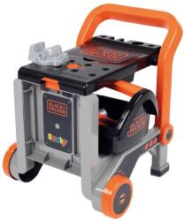 Smoby Smoby: Black & Decker 3 în 1 Devil Workmate bancă - 19 piese (7600360219) Set bricolaj copii