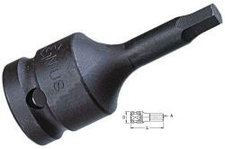Genius Tools 447610 1/2"-os gépi dugókulcs fej, imbusz, 10 mm (447610)