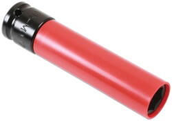 Laser Tools LAS-6908 1/2"-os 6-lapú gépi dugókulcs fej alufelnihez, extra hosszú, 130 mm, 17 mm (LAS-6908)