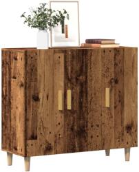 vidaXL antik fa színű szerelt fa tálalószekrény 90 x 34 x 80 cm (856890) - vidaxl
