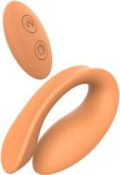 DreamToys Glam Couples akkus, rádiós párvibrátor (narancs) (8720365101137)