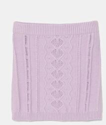 Benetton gyerek gyapjú szoknya lila, mini, egyenes, 1WUAC000E - lila 122