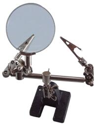 Extol nagyító csipesszel (2db csipesz), talppal, nagyító átmérője 60mm, 8x nagyítás (9140)