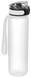 Kulacs műanyag 1000ml tritánból készült BPA mentes kulacs csuklópánttal áttetsző