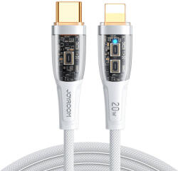 JOYROOM USB-C Lightning kábel 20W 1.2m Joyroom S-CL020A3 (biały) (S-CL020A3 1.2m LW)