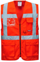 Portwest S476 Vezetői mellény jól láthatósági - piros (S476RERXXL)