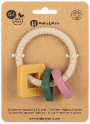 Petite & Mars Figures Rágóka BPA Mentes Szilikonból 0+ Hónapos Kortól (8596202007937)