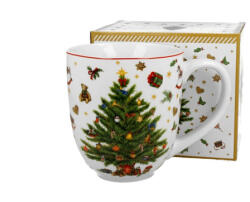 Duo Gift Porcelánbögre 1000ml, dobozban, Christmas Tree (51377)