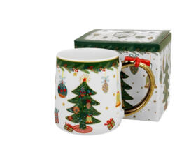 Duo Gift Porcelánbögre 450ml, dobozban, Around Christmas Tree (50899)