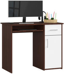 AKORD AKORD PIN Kompakt Számítógépasztal Wenge Fehér (AKO-IP0PPINWENBIA001)