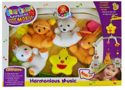 Baby Bruin Zenélő forgó Plüss macik nyuszival - babybear