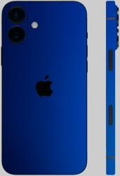 iPhone 16 Plus - Matt króm sötétkék hátlap fólia