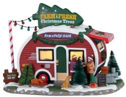 Lemax fenyőfaárus Vail Village - dekorfalvak