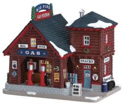 Lemax nagy fenyő benzinkút Vail Village - dekorfalvak