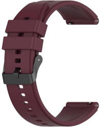 Techsuit Curea pentru Huawei Watch GT 2 (46mm)/GT 2 Pro/GT 3 Pro (46mm)/Ultimate, Xiaomi Watch S1 - Techsuit Watchband 22mm (W026) - Burgundy (KF2317522) - forit