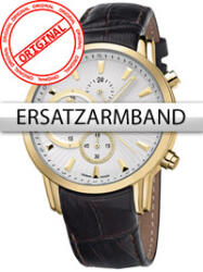 Bossart Replacement Strap Leather BW-1104 Brown Gold Clasp,