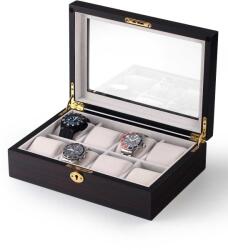 Rothenschild Watch Box RS-2105-8E for 8 Watches Ebony, (Watch Box RS-2105-8E for 8 Watches Ebony)