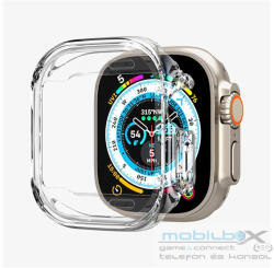 Spigen Ultra Hybrid Apple Watch UItra 2/1 (49mm) Crystal Clear tok, átlátszó (ACS05459) - mobil-box